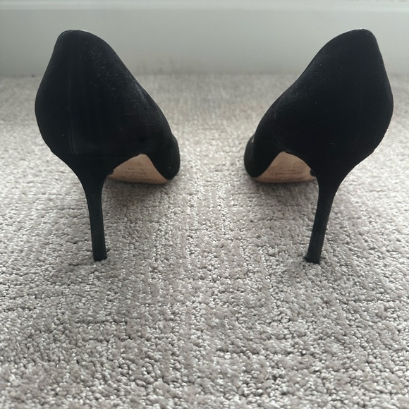 Jimmy Choo Black Suede High Heels Stiletto Pointed Pumps Size 39,Beautiful Cond. - Picture 6 of 15